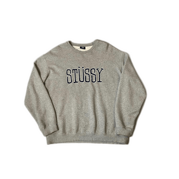 Grey Stussy Sweatshirt - M