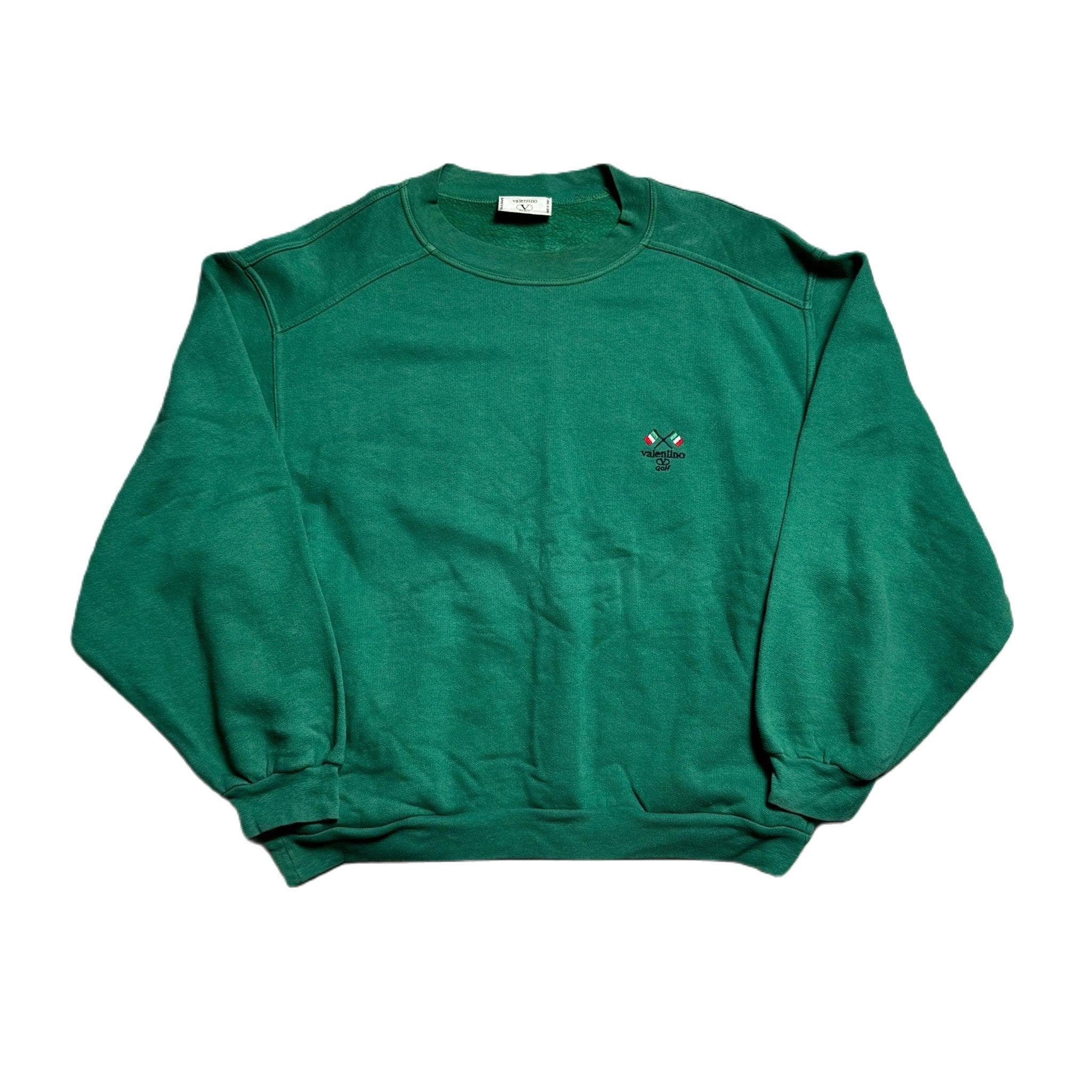 Vintage 90s Green Valentino Sweatshirt - M