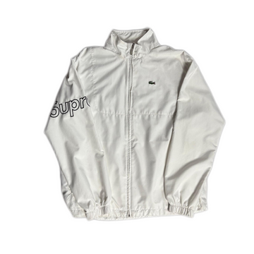 White Supreme x Lacoste Jacket - M