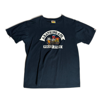 Navy Blue A Bathing Ape (BAPE) Tee - L