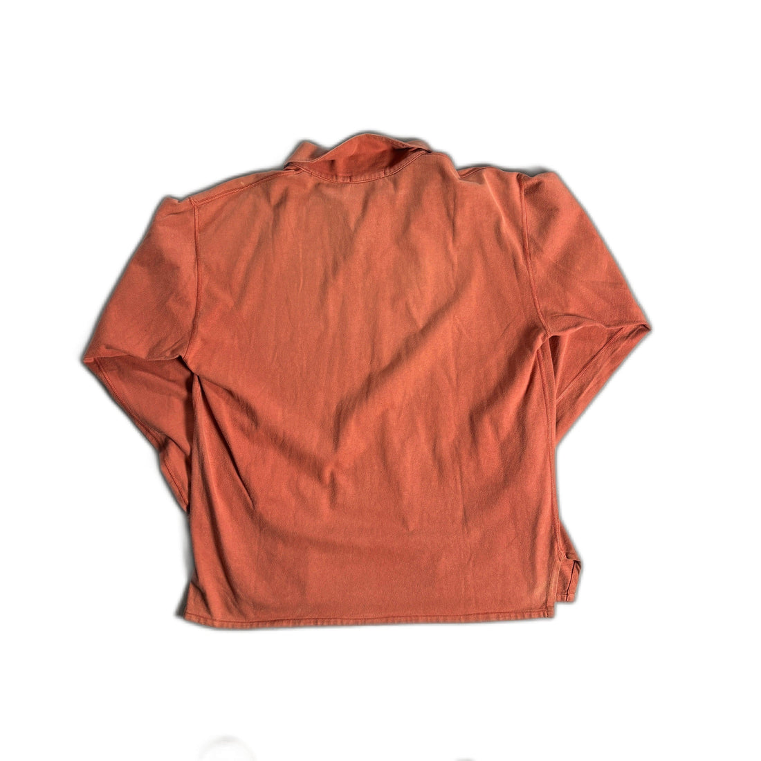 Vintage Orange Stone Island Marina 1/4 Sweatshirt - XL