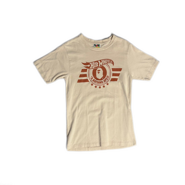 Biege A Bathing Ape (BAPE) x Hot Wheels Tee - S