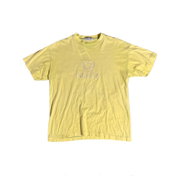 Vintage 90s Yellow Gucci Tee - L