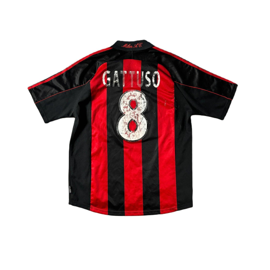 2000 - 01 AC Milan Home 'Gattuso' Shirt - L