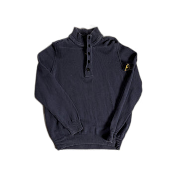 Vintage Navy Blue Stone Island Sweatshirt - M