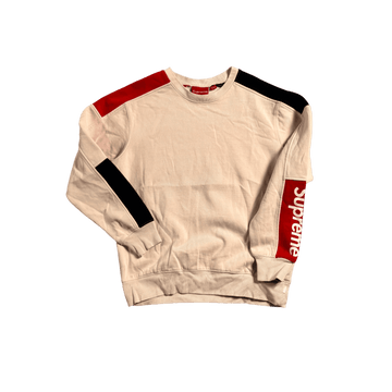 White Supreme Sweatshirt - L