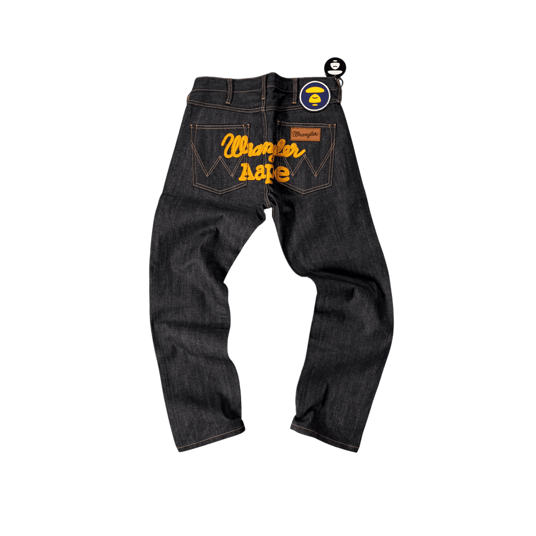 Brand New A Bathing Ape (BAPE) x Wrangler Jeans - M