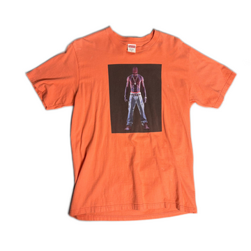 Orange Supreme Tupac Tee - M