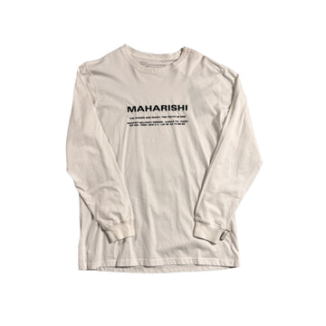 BNWT White Maharishi Long Sleeve Tee - XL