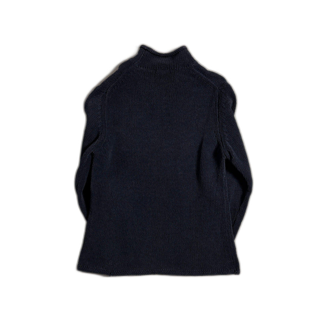 Vintage Navy Blue Stone Island Knitted Sweatshirt - L