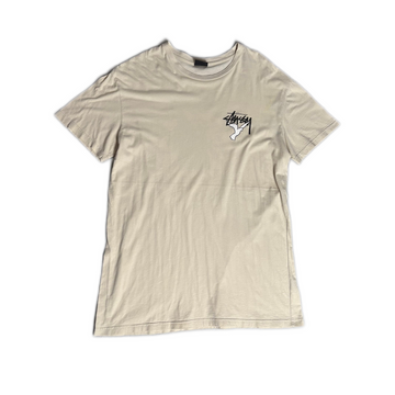 Beige Stussy Tee - M