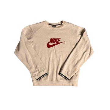 Vintage Beige Nike Sweatshirt - S