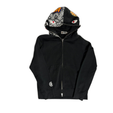 Black A Bathing Ape (BAPE) Zip Up Hoodie - M