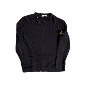 Vintage Black Stone Island Sweatshirt - L