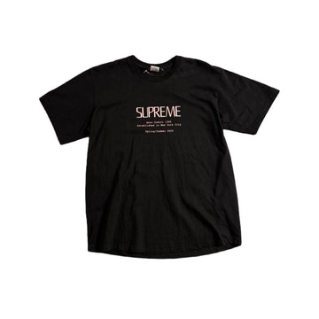 Black Supreme Tee - L