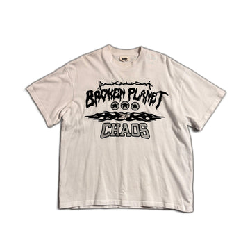 White Broken Planet Market (BPM) Tee - L