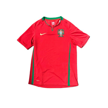 2008 - 09 Portugal Home Shirt - S