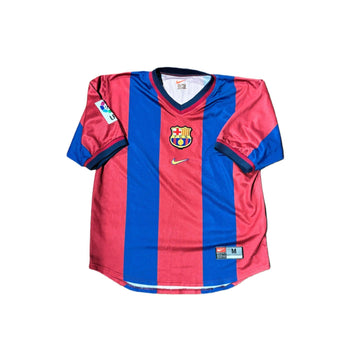 1998 - 99 Barcelona Home 'Kluivert' Shirt - M