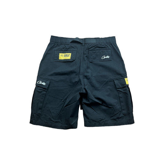 Black Corteiz Cargo Shorts - Large