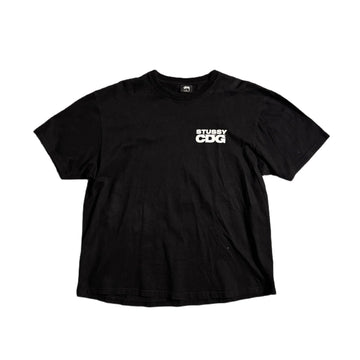 Black Stussy x Comme Des Garcons (CDG) Tee - XL