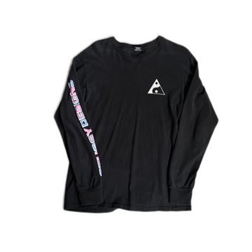 Black Stussy Long Sleeve Tee - M