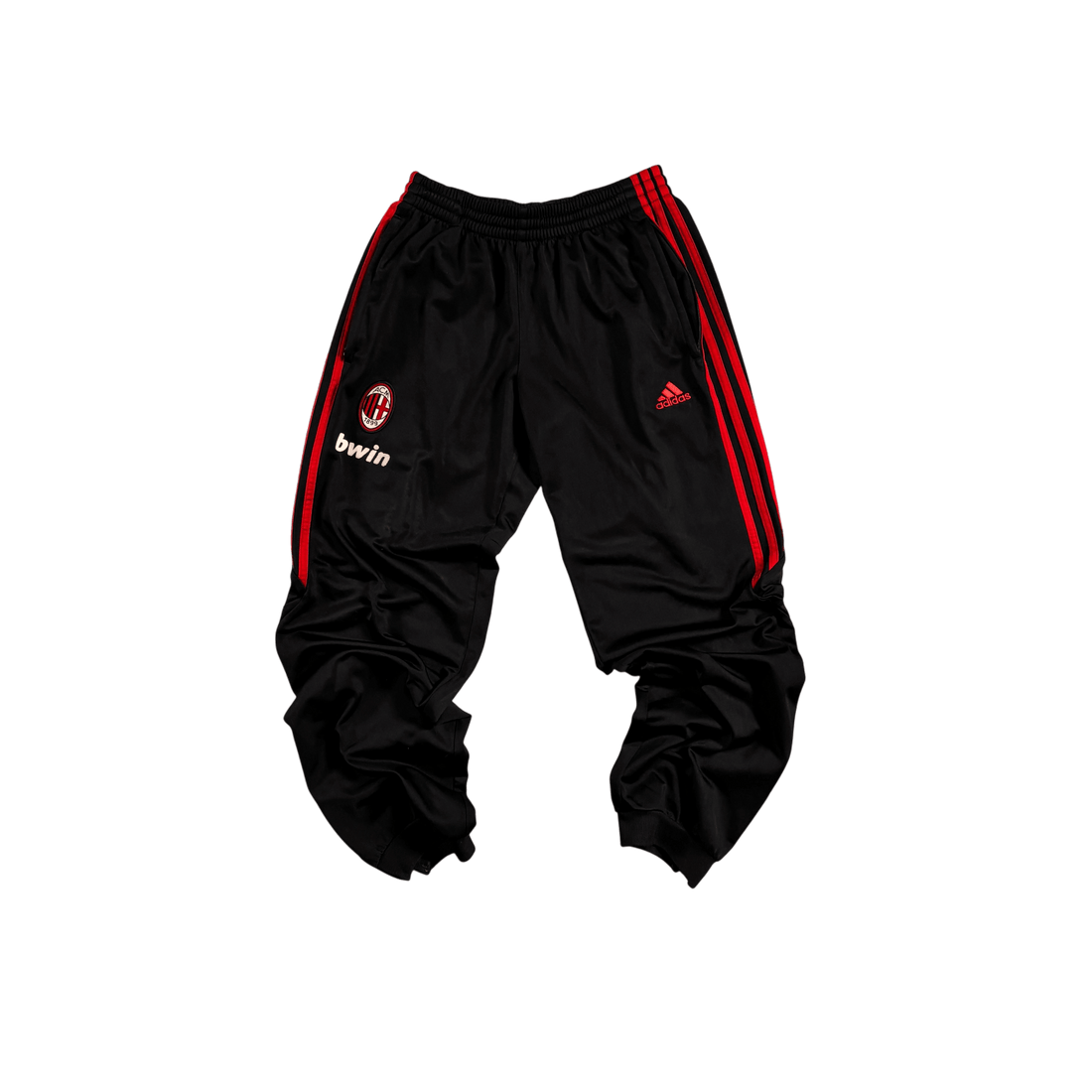 Black Adidas AC Milan Joggers - L