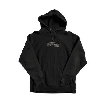 Black Supreme x KAWS Box Logo Hoodie - L