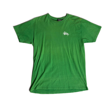 Green Stussy Tee - L