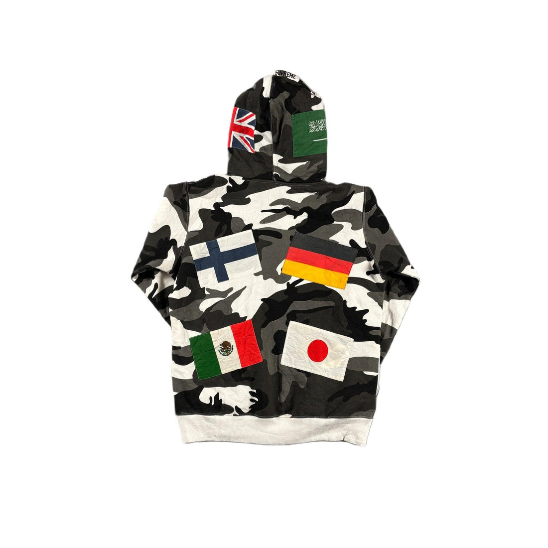 Black Camo Supreme Hoodie - M