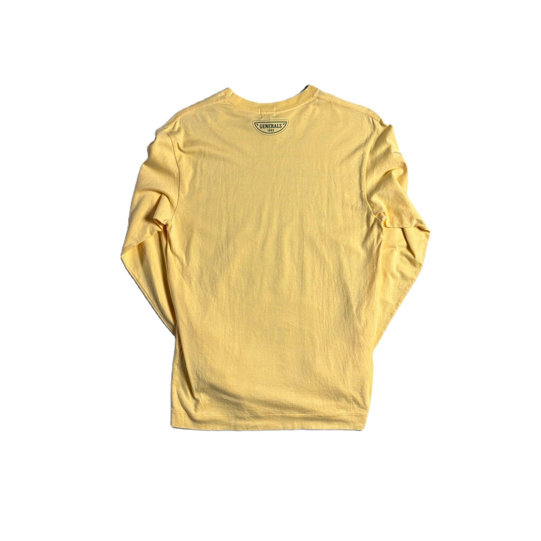 Yellow A Bathing Ape (BAPE) Long Sleeve Tee - M