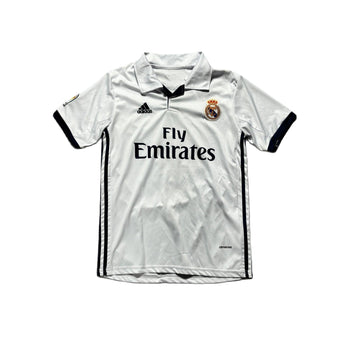 2016 - 17 Real Madrid Home 'Benzema' Shirt - L