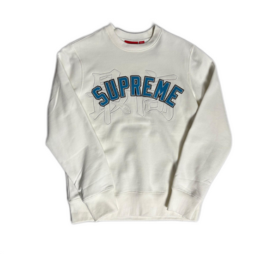 White Supreme Sweatshirt - S