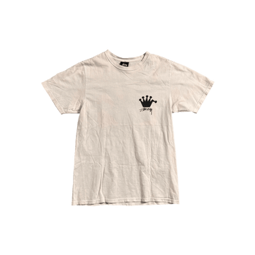 White Stussy Tee - S