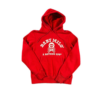 Red A Bathing Ape (BAPE) Hoodie - S