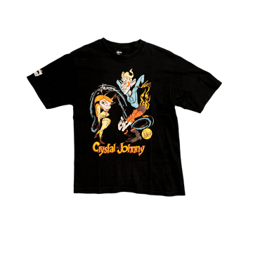 Black Stussy x Marvel Tee - S