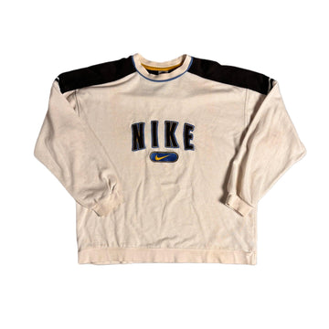 Vintage 90s White Nike Sweatshirt - L