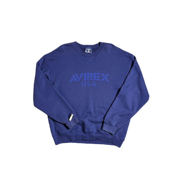 Vintage 90s Blue Avirex Sweatshirt - L