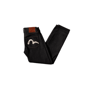 Black Evisu Jeans - 32 x 34