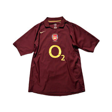 2005 - 06 Arsenal Highbury 'Bergkamp' Shirt - L