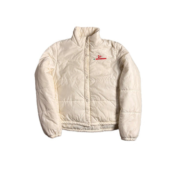 Women’s Vintage White Prada Luna Rossa Puffer Coat - M