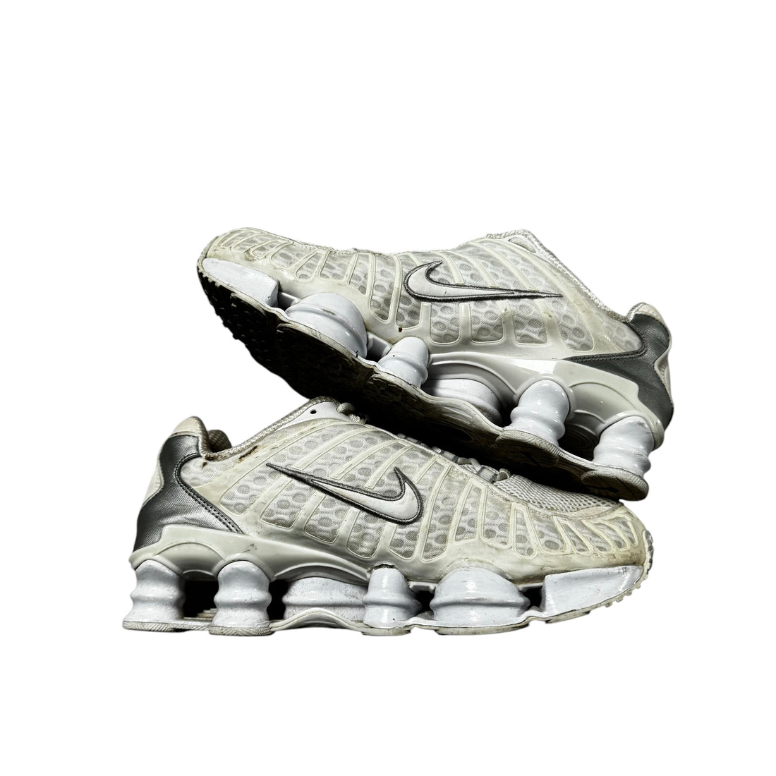 White Nike Shox - UK 8