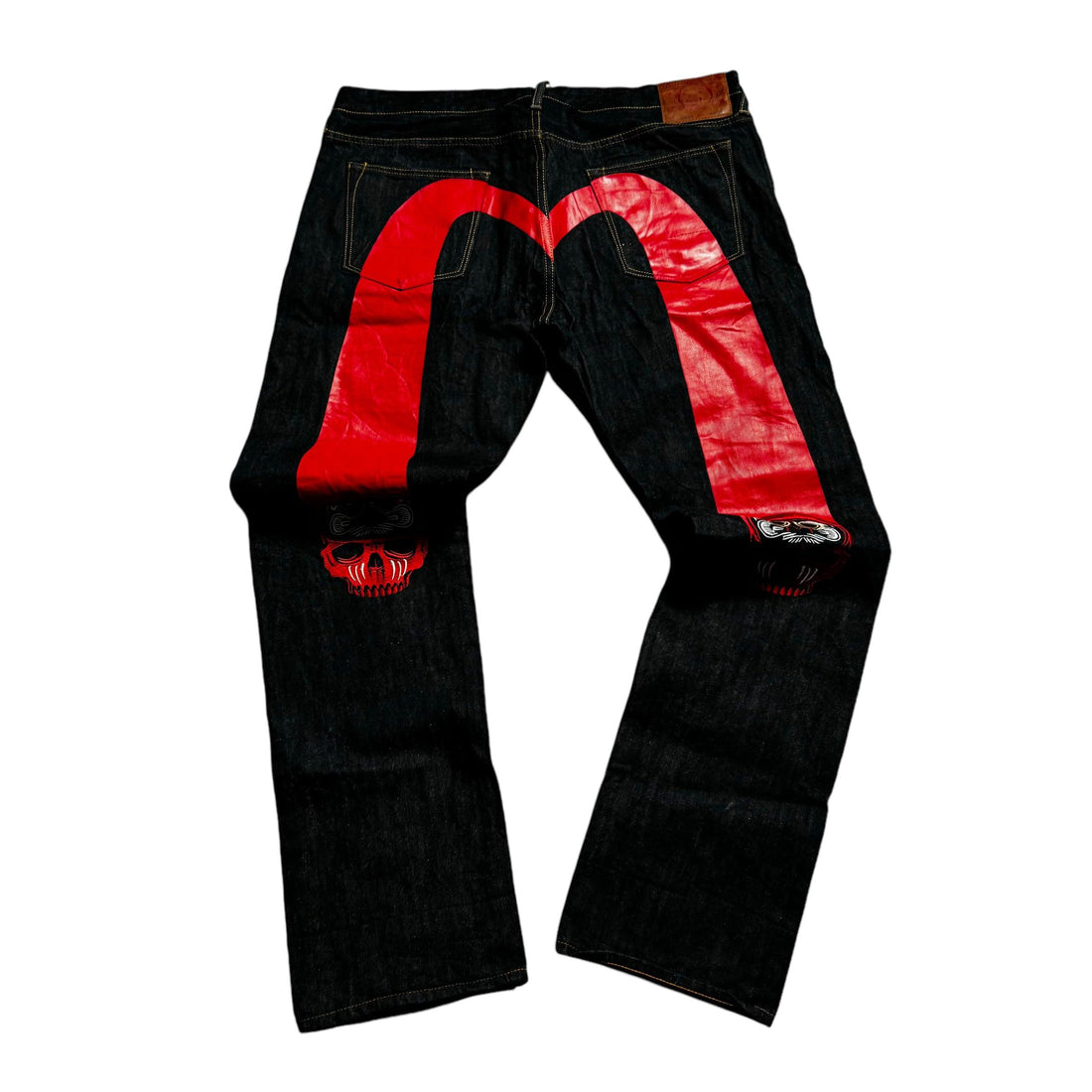 Black Evisu Diacock Jeans - 40 x 34