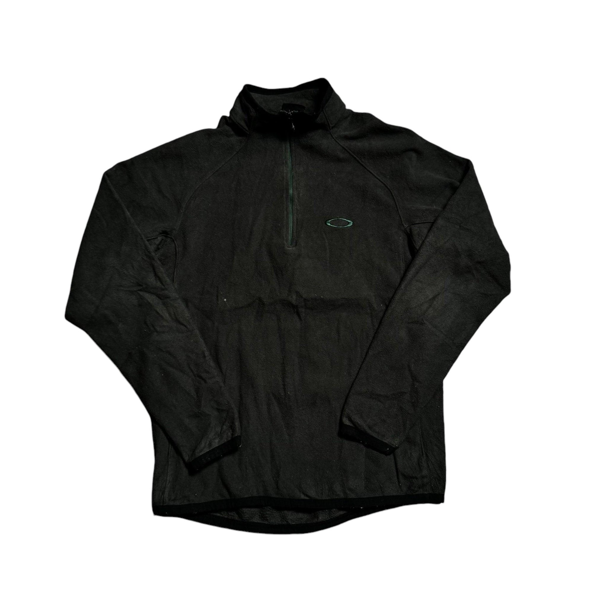 Green Oakley 1/4 Fleece - M