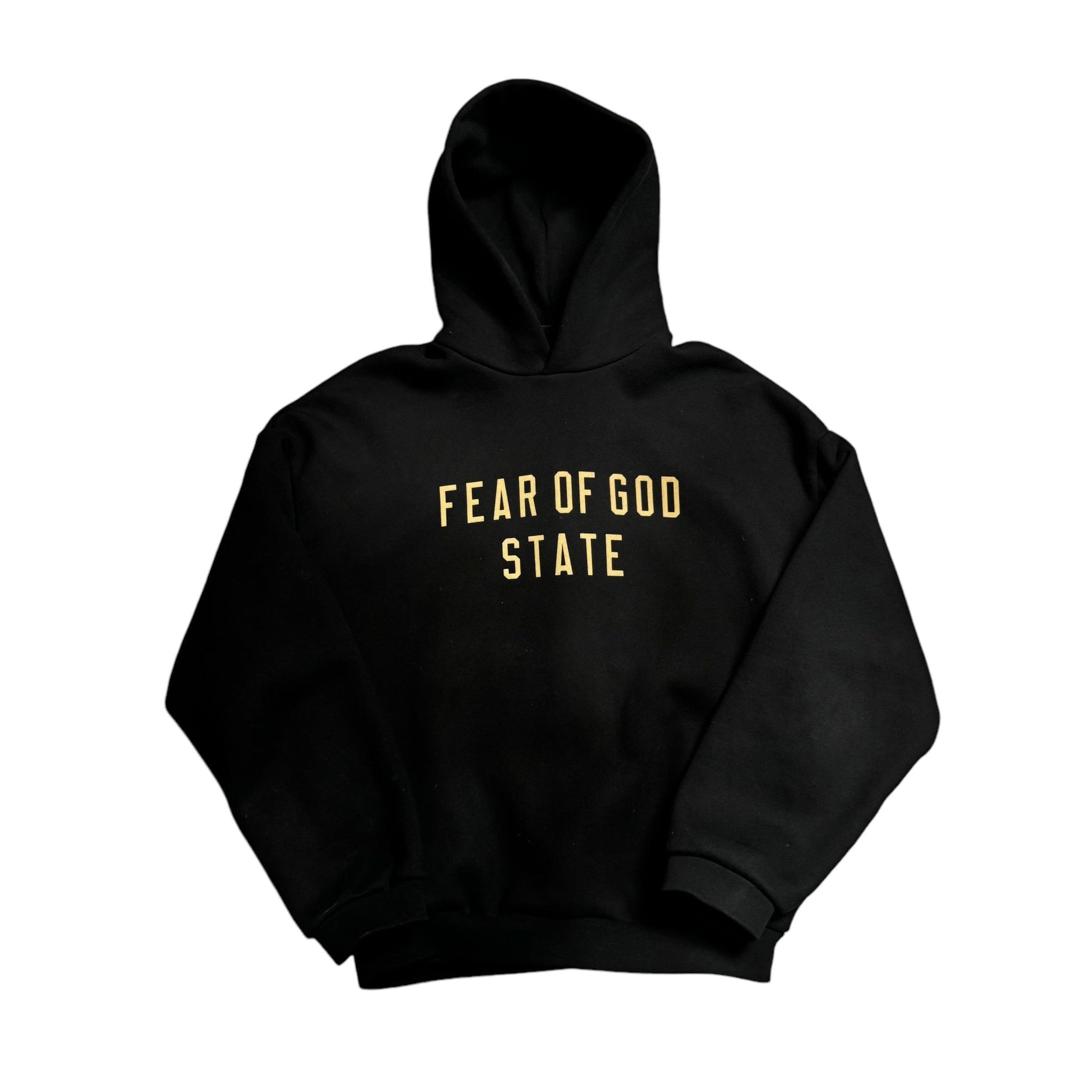 Black Fear of God State Hoodie - XS (Recommended Size - S)