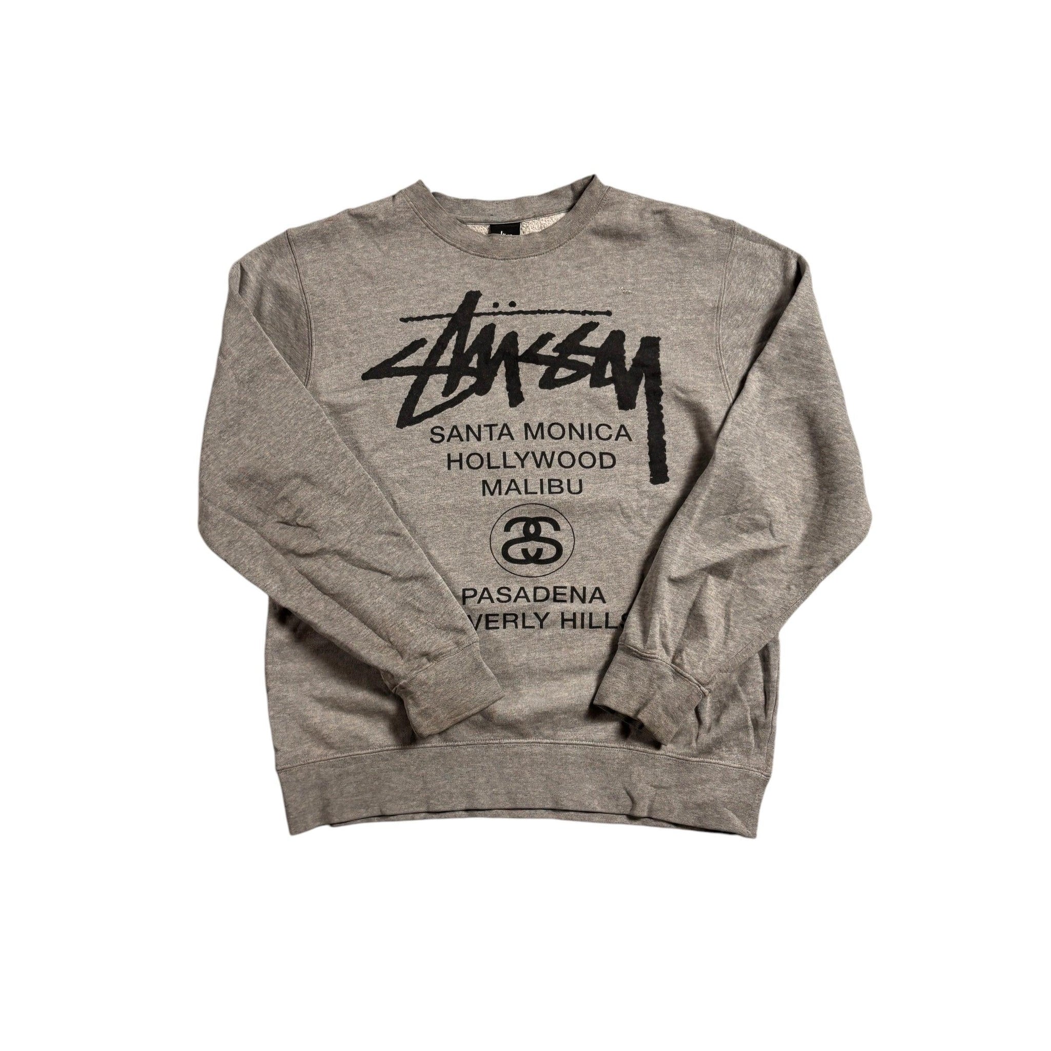 Grey Stussy Sweatshirt - M