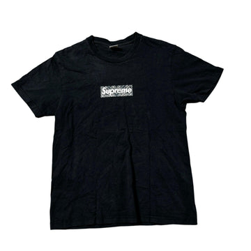 Navy Blue Supreme Bandana Box Logo Tee - M