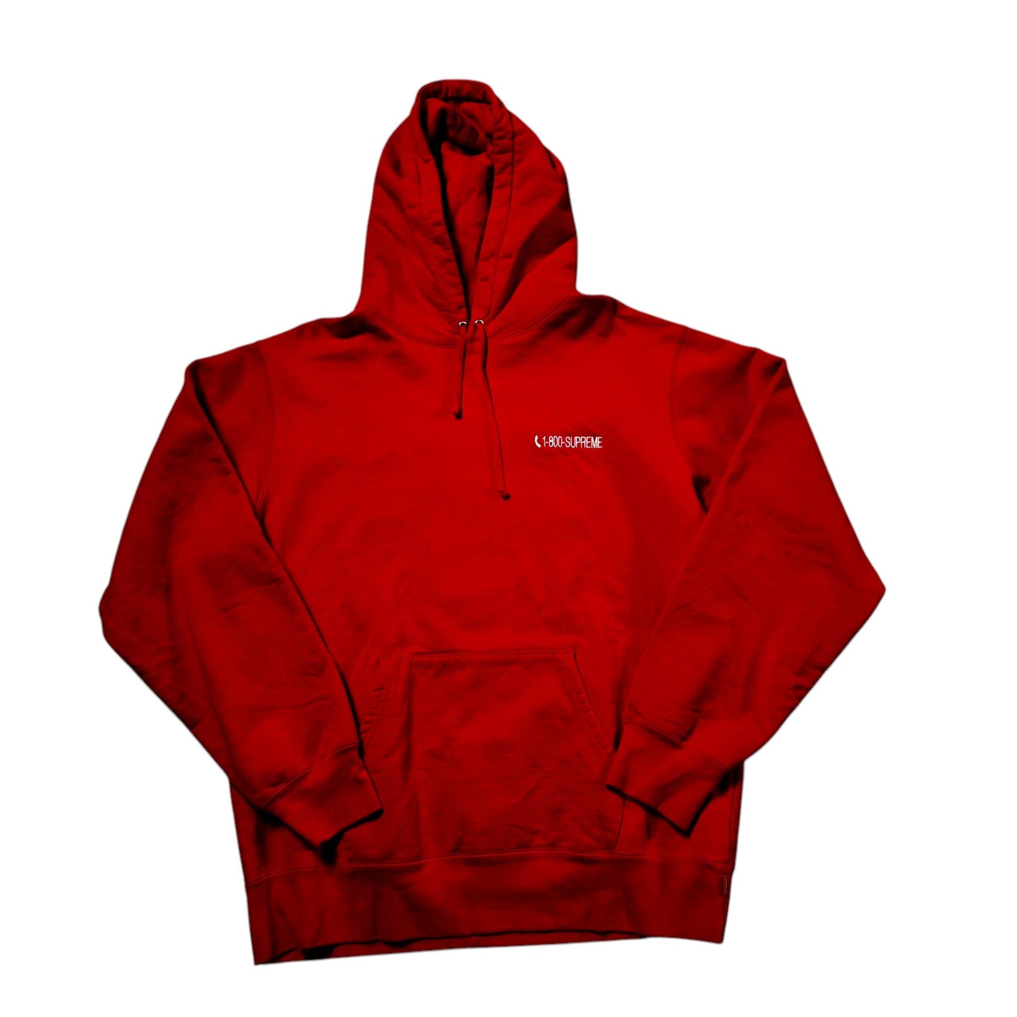 Red Supreme Hoodie - XL