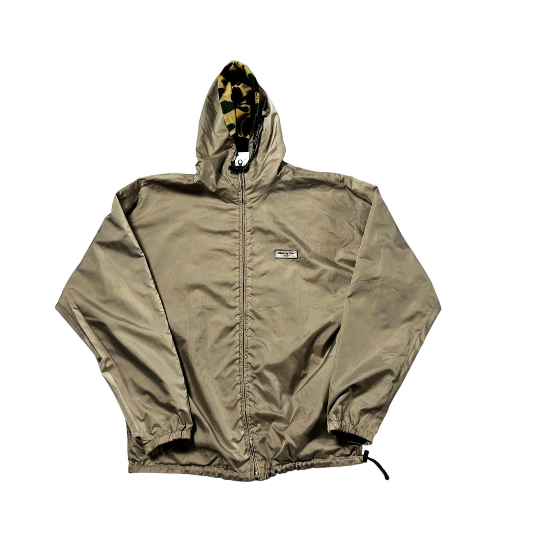 Camo + Beige A Bathing Ape (BAPE) Reversible Jacket - M