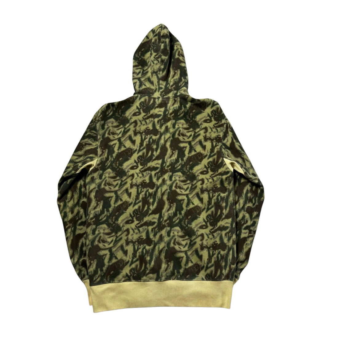 Green Stussy Zip Up Hoodie XL