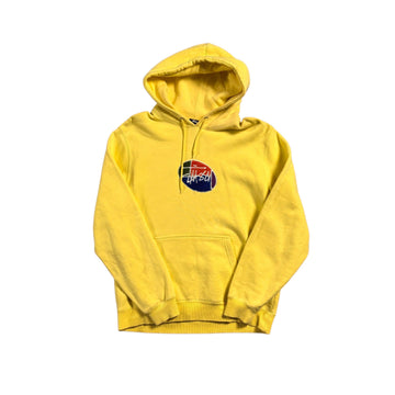 Yellow Stussy Hoodie - L